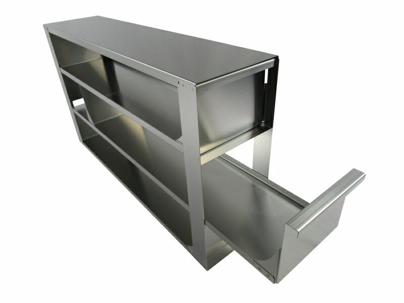 Schrankeinschub S10043 für 3x4 Boxen (10cm, 136mm)