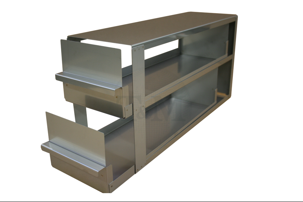 Schrankeinschub S10032 für 2x3 Boxen (10cm, 136mm)