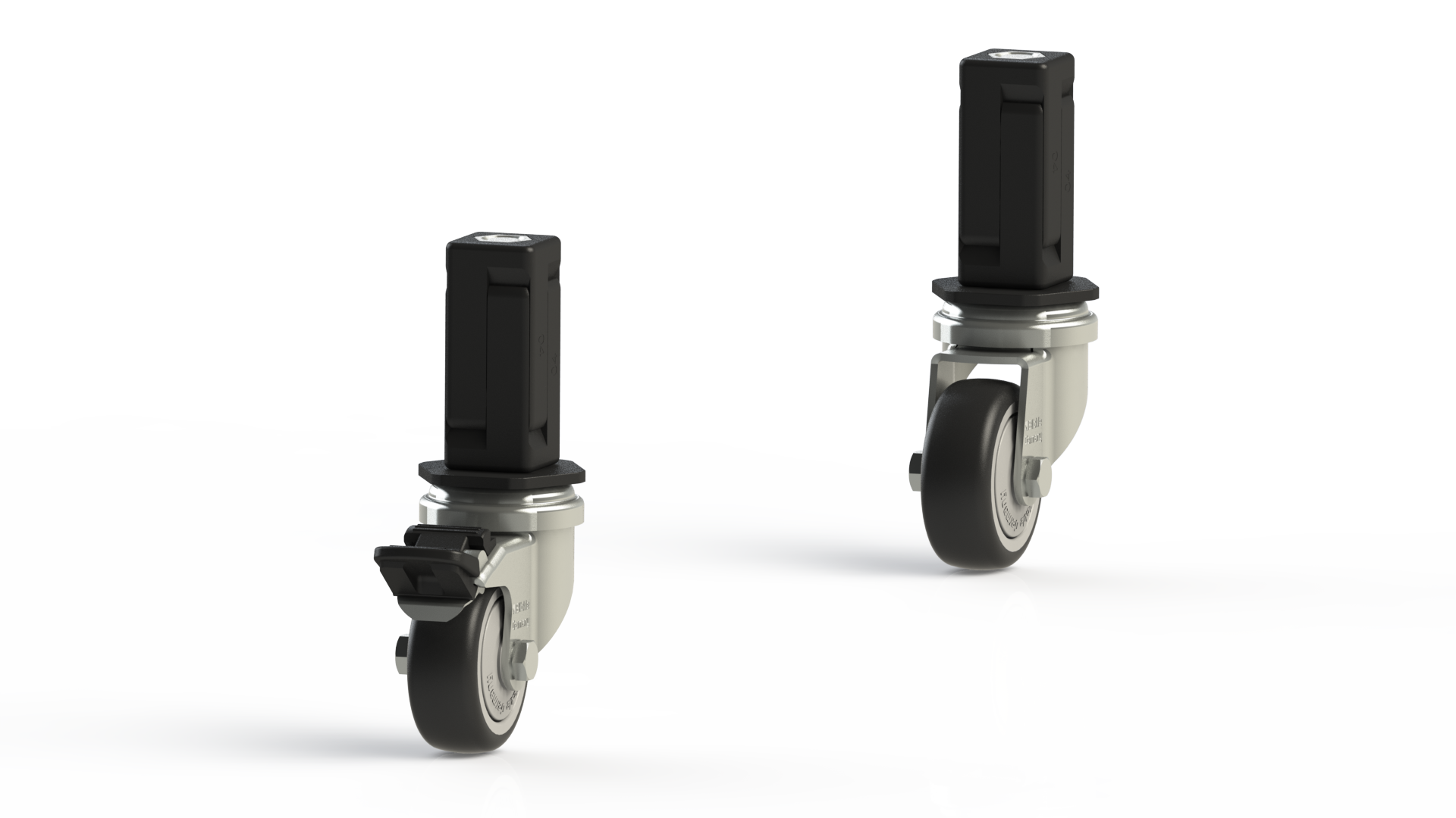 H+H FlexShelf® Rollen-SET Ø50 für Anbauregal