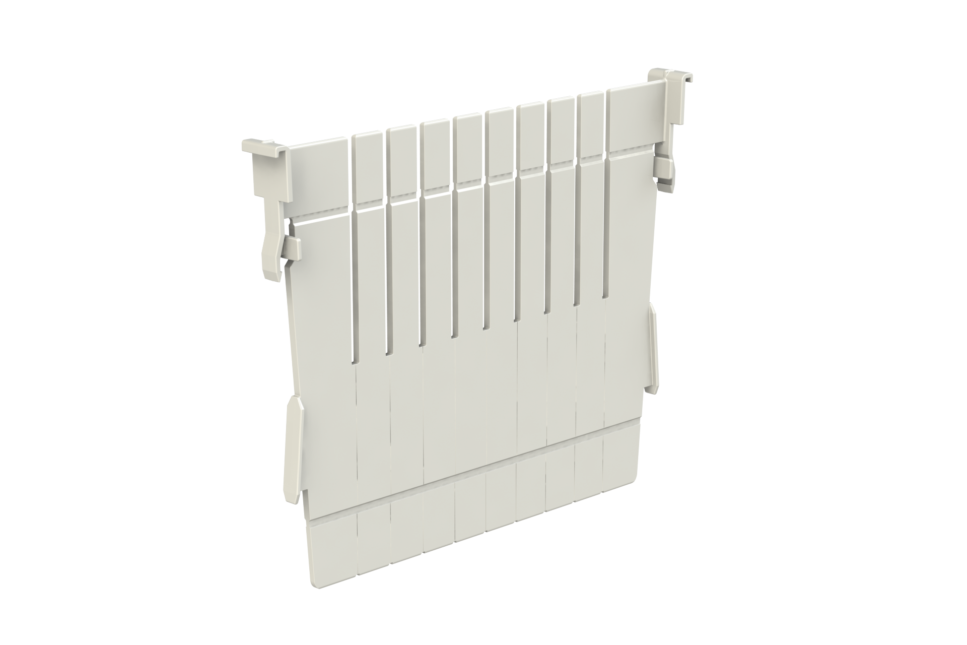 ISO Teiler ABS grau 300x200 mm