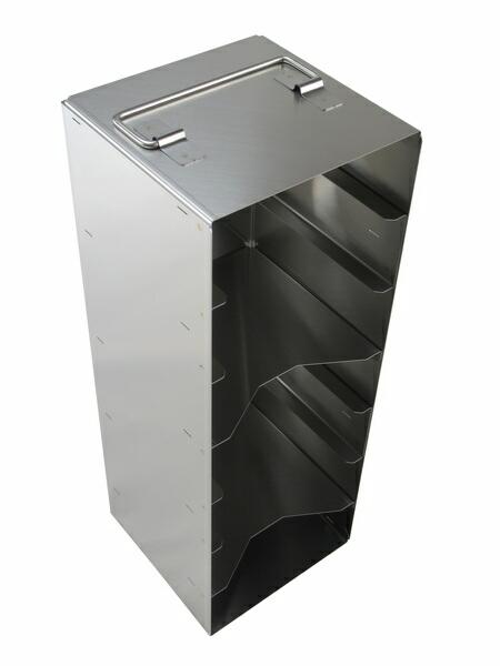 Edelstahl-Truhengestell T5007 für 7 Boxen (5cm, 136er)