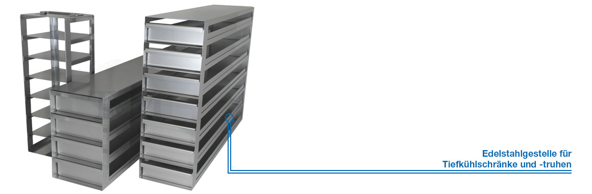 Schubladen, Racks & ISO-Module für Labor & Klinik