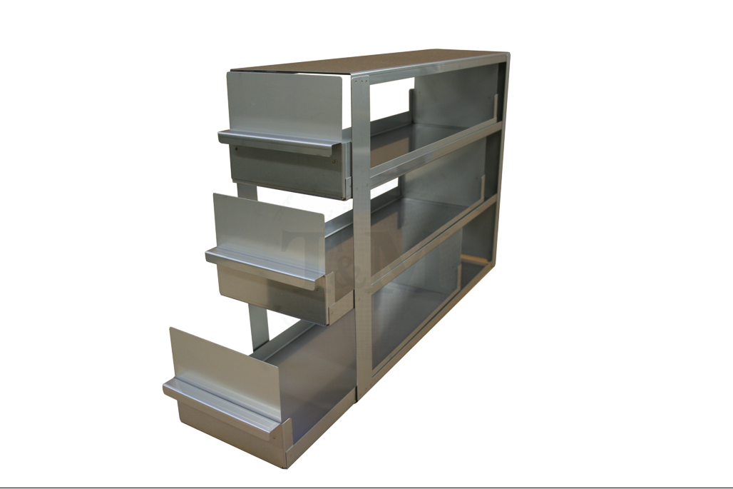 Schrankeinschub S10033 für 3x3 Boxen (10cm, 136mm)