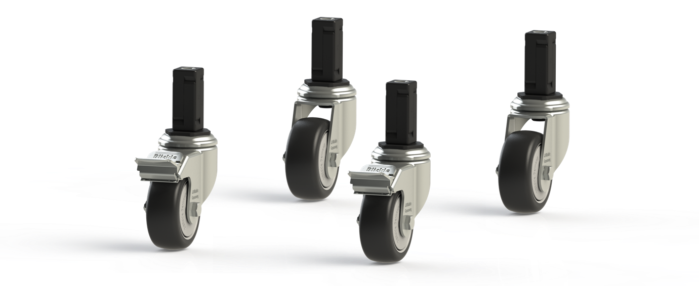 H+H FlexShelf® Rollen-SET Ø80 für Basisregal