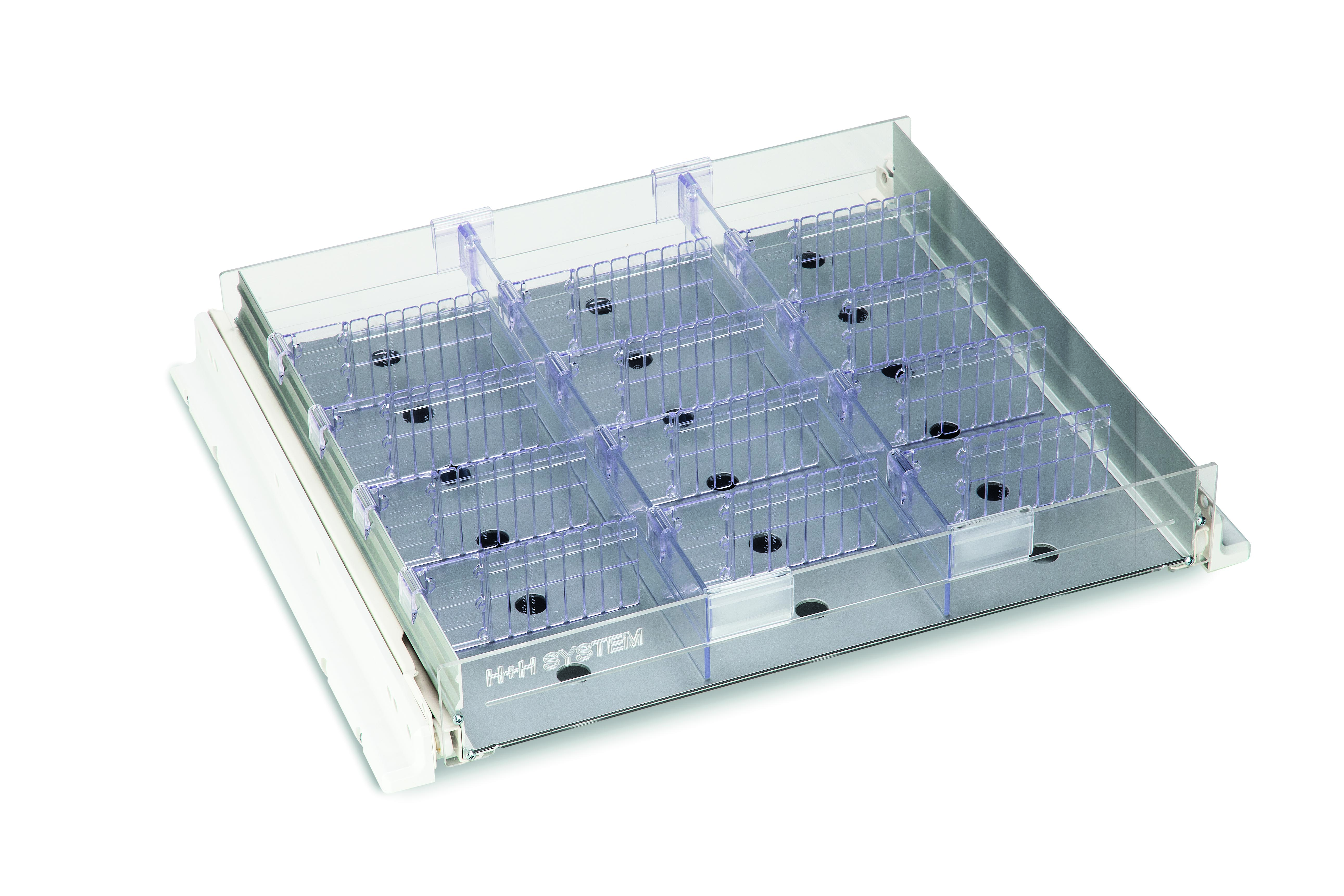 Einzeleinschub AluCool, Tansp. Blende, für MRFxx 55xx /  HMF 55xx / SRFxx 55xx