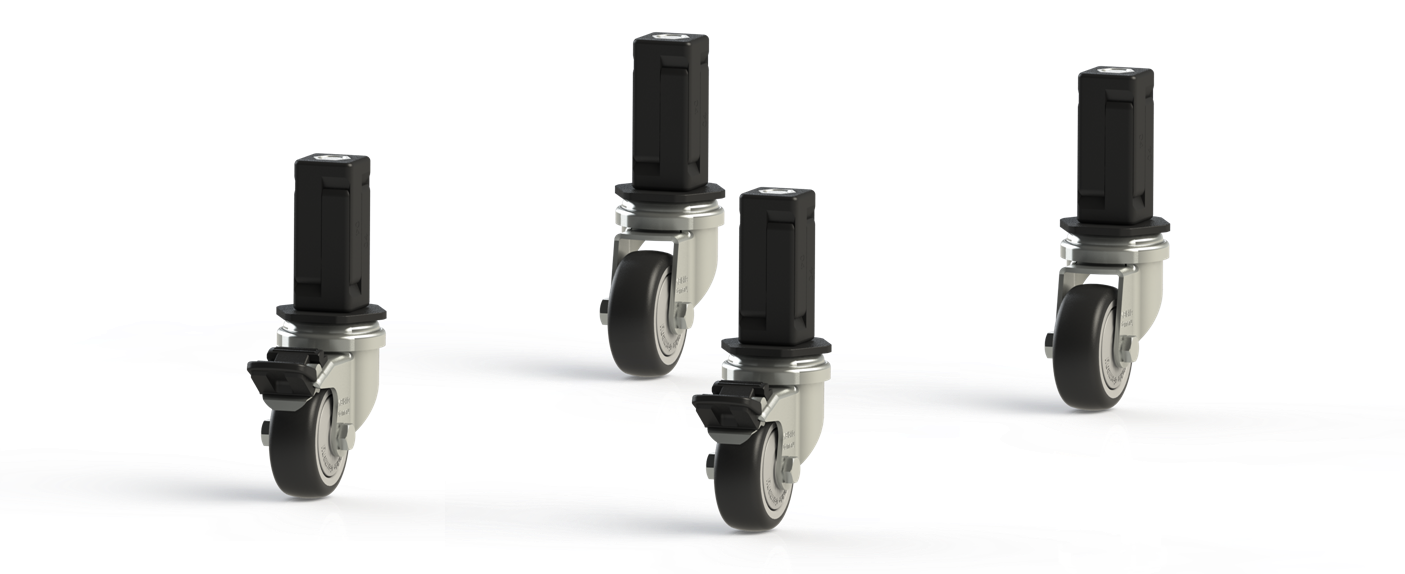 H+H FlexShelf® Rollen-SET Ø50 für Basisregal