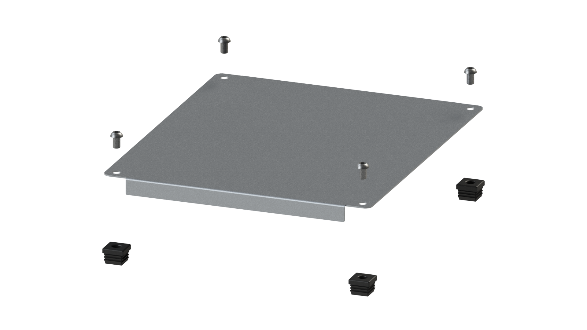 H+H FlexShelf® 300x400 mm Alu-Abdeckung, oben
